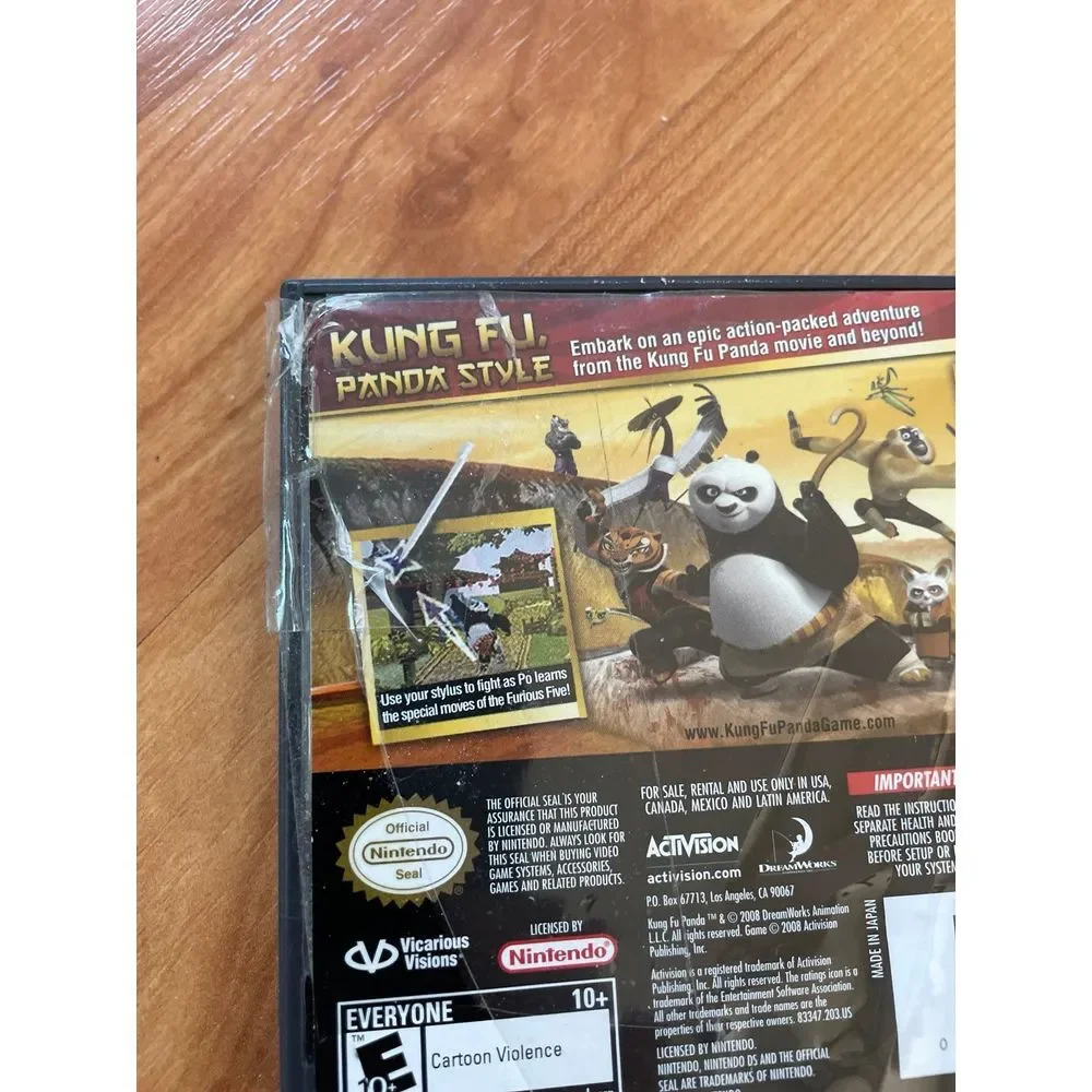 Kung‎ Fu Panda game for Nintendo Ds
